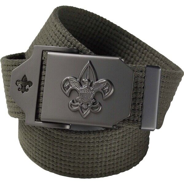 Scouts BSA / Boy Scouts  Web Uniform Belt, Cut To Size And Adjustable 60 In. XLG