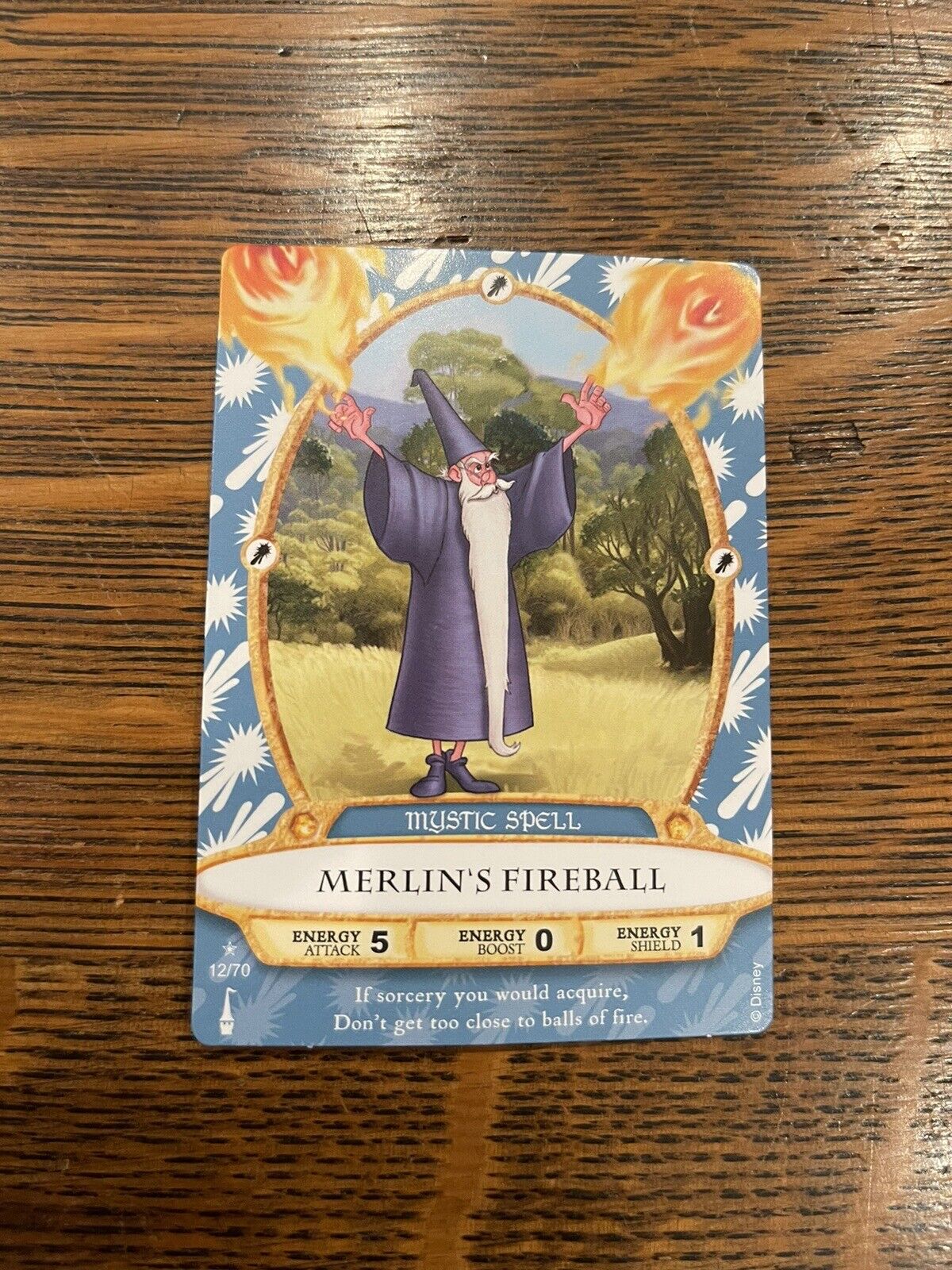 Sorcerers of the Magic Kingdom Cards - #12 - Merlin’s Fireball