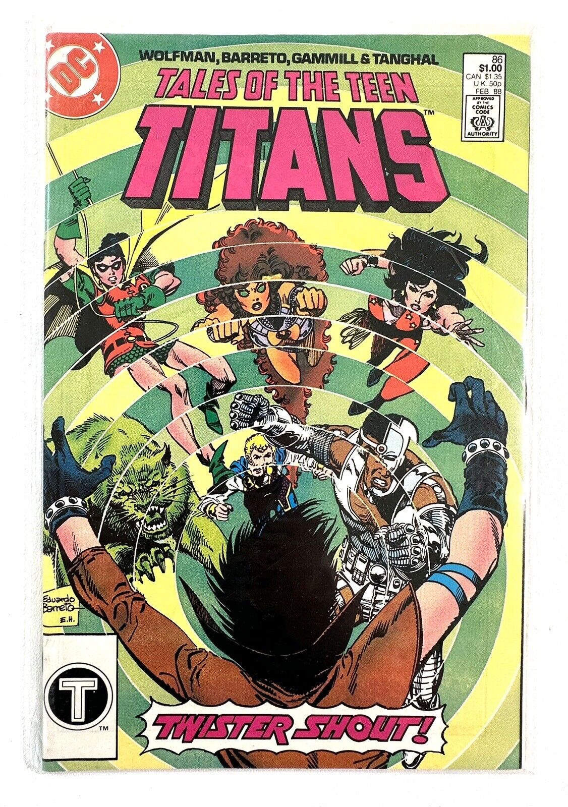 Tales of the Teen Titans DC (1988) 86 Newsstand VG N4 Comic Book