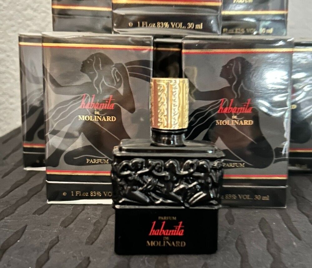 Vintage Molinard Habanita Parfum 1 oz New in Box