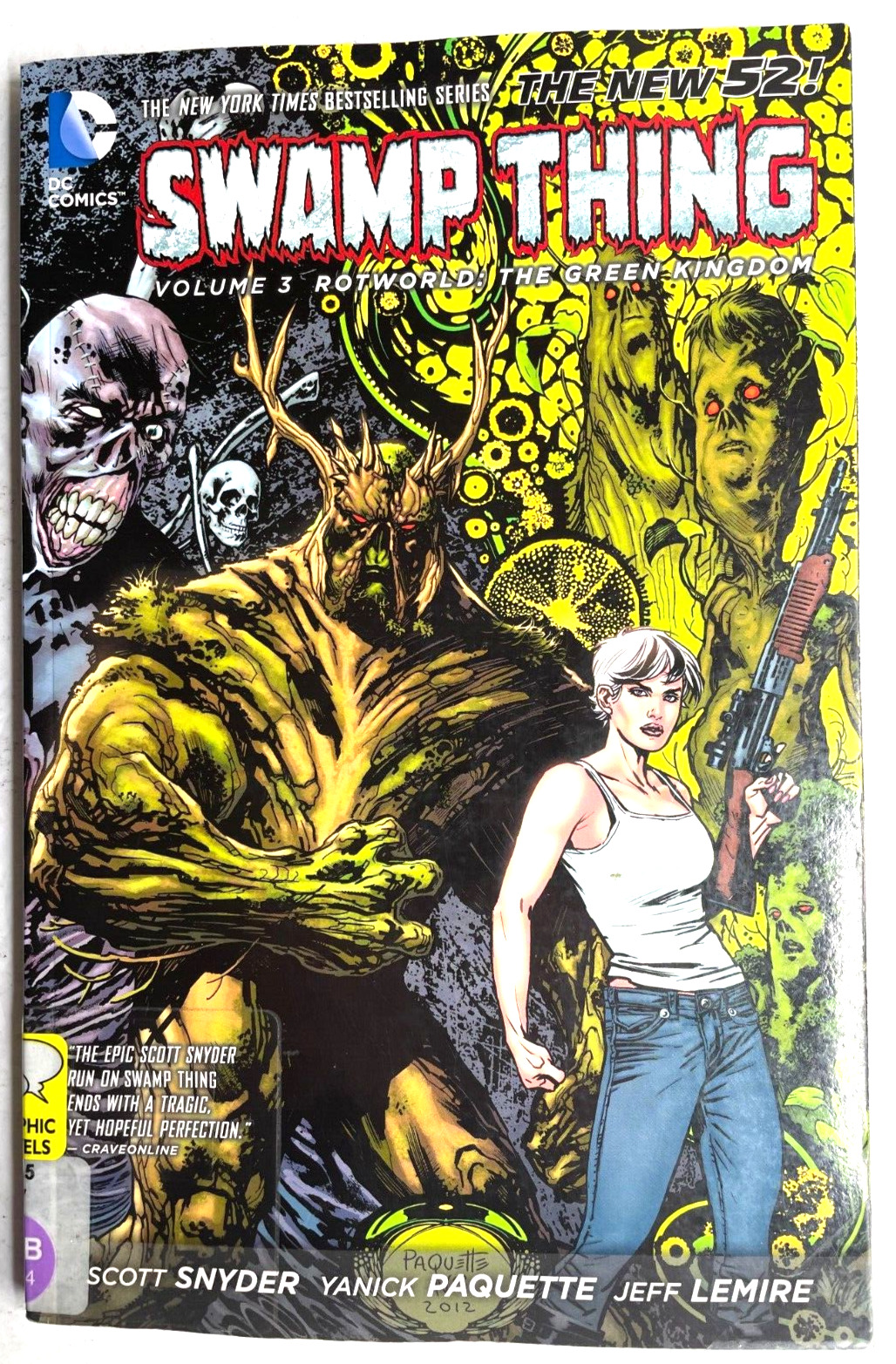 Swamp Thing Vol. 3 Rotworld: The Green Kingdom TPB Graphic Novel Scott Snyder