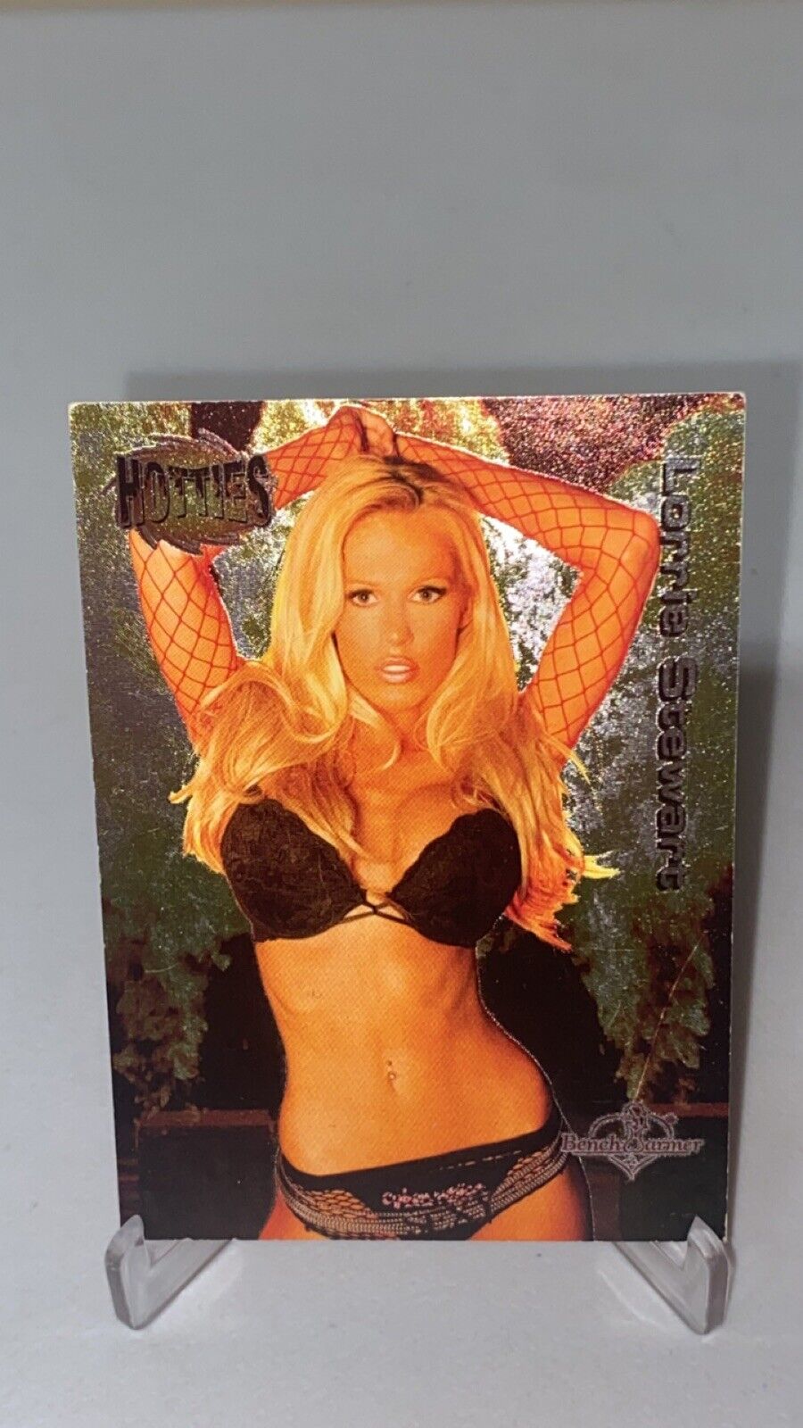 2004 Bench Warmer Lorrie Stewart Hotties Foil Insert Card #6 of 8