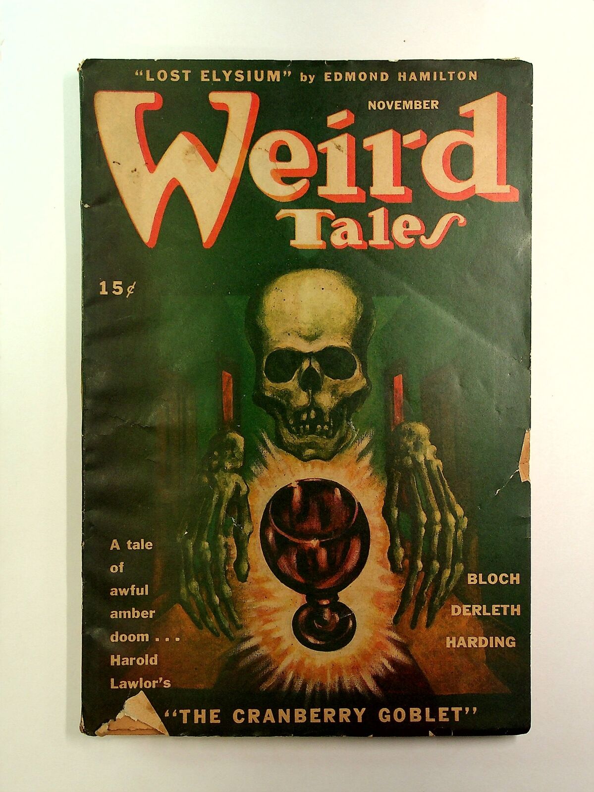 Weird Tales Pulp 1st Series Nov 1945 Vol. 39 #2 VG
