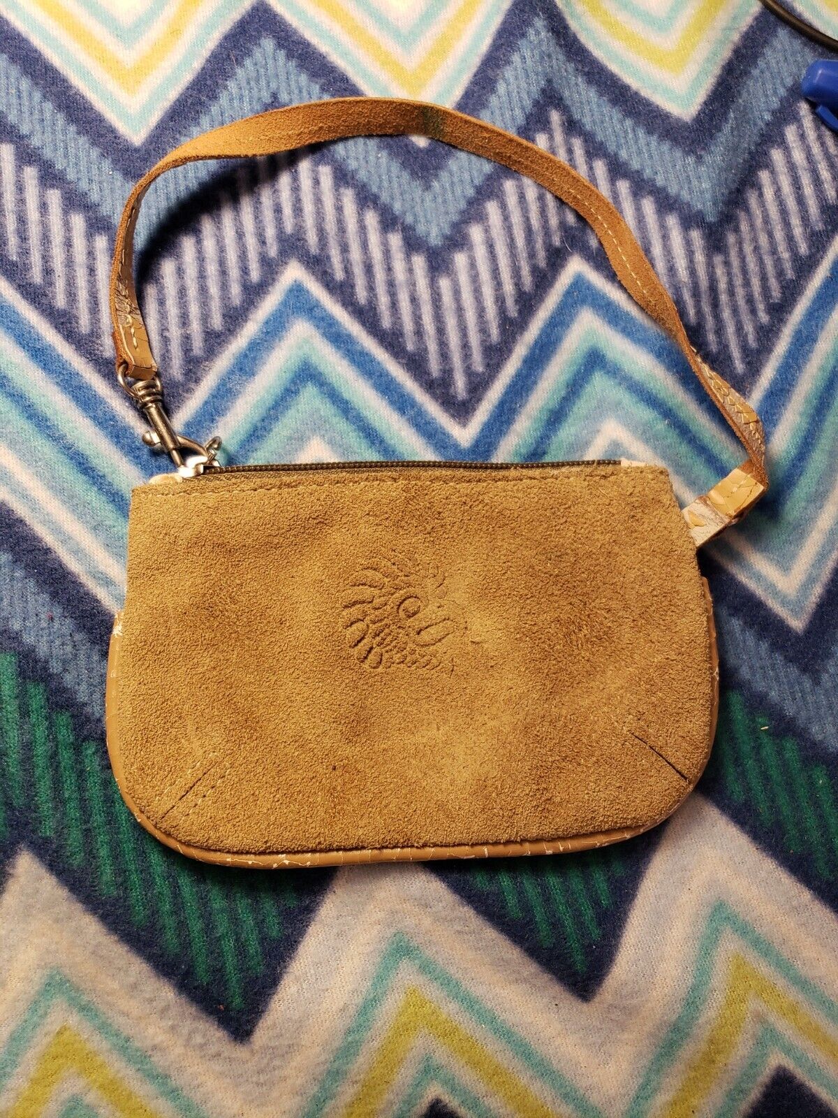 Vintage Native American Indian Coin Purse Leather