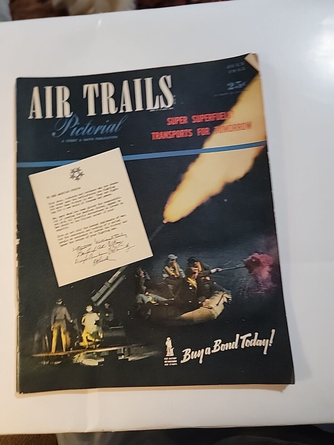 WW2 AIR TRAILS JULY 1945