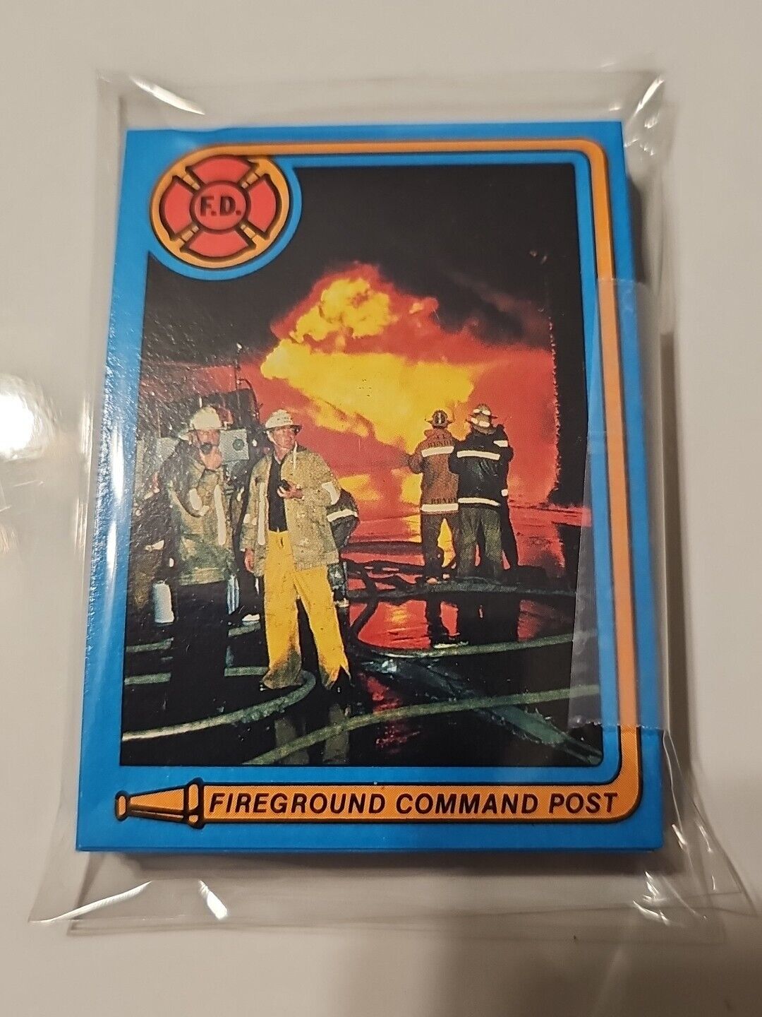 1982 Topps Fire Department Complete Set 1-22 Blue