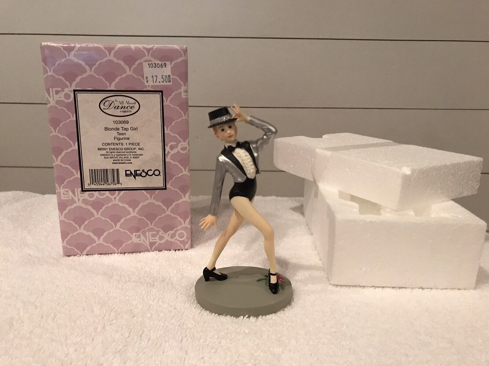 Enesco It’s All About Dance Blonde Tap Girl Teen 2001 New
