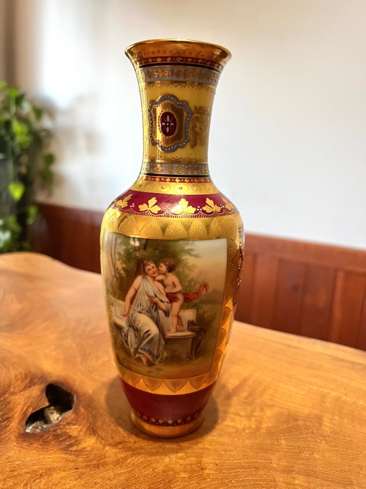 Vintage Royal Vienna Style Painted Vase