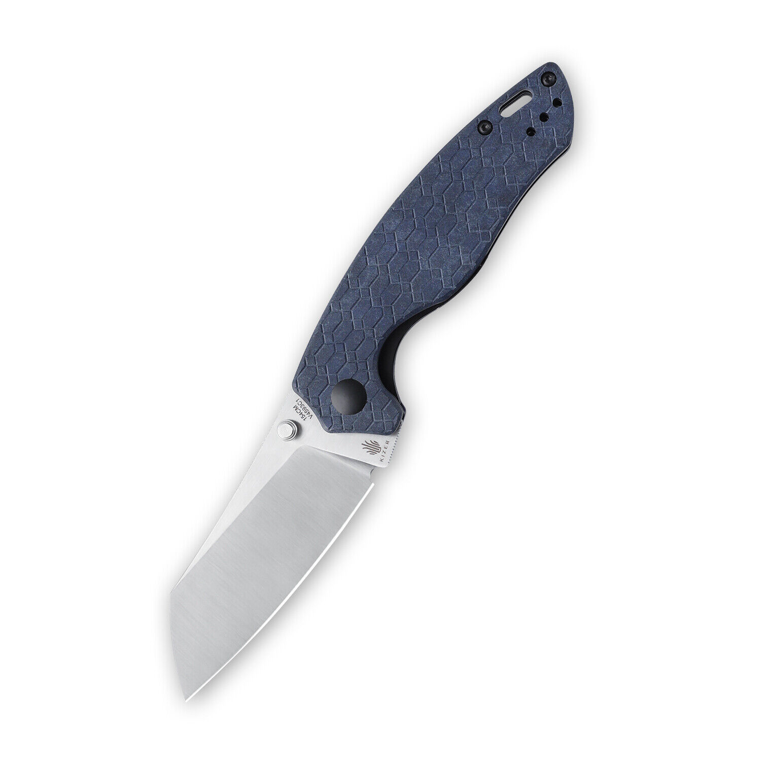 Kizer Folding EDC Knife Towser K Blue Richlite Handle V4593C1