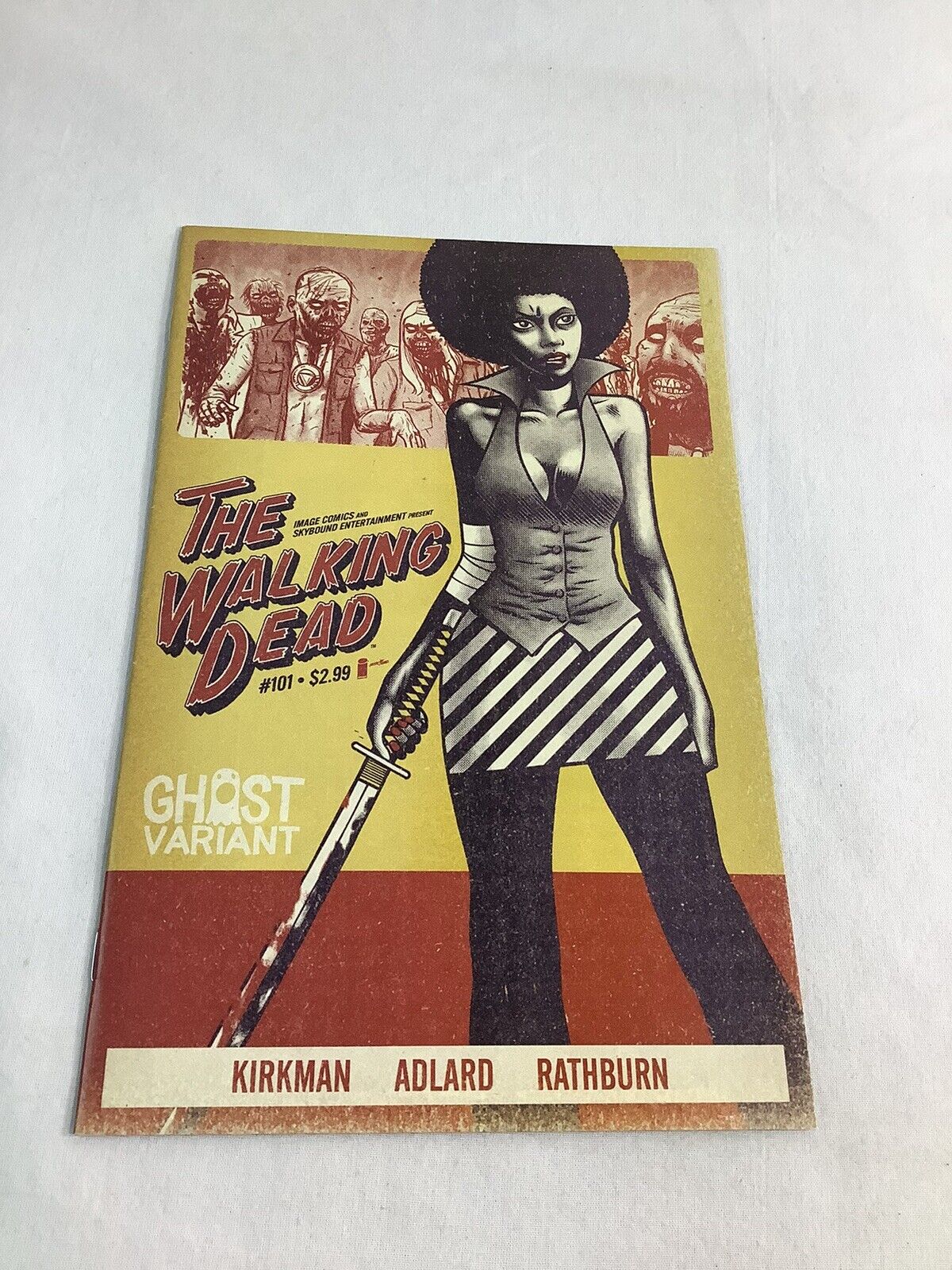 The Walking Dead #101 GHOST VARIANT Foxy Brown Michonne Cover 2012