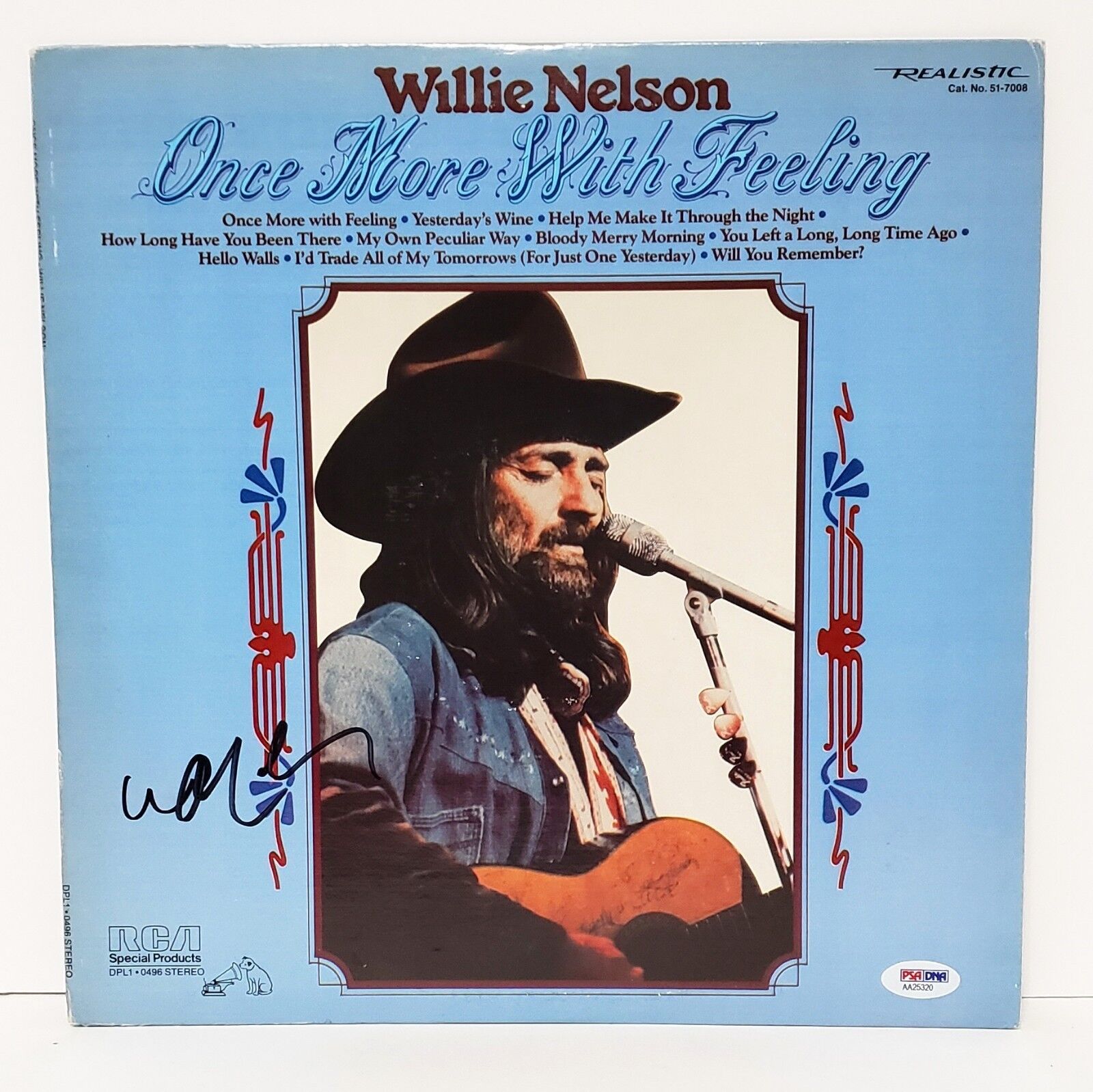 WILLIE NELSON Signed Vinyl \