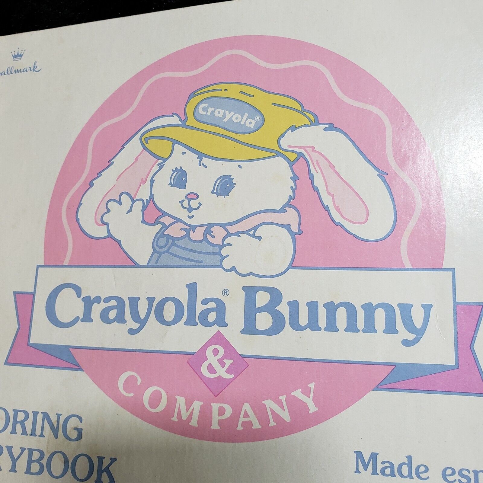 Vintage Hallmark Crayola Bunny & Company Coloring Storybook SEE DESCRIPTION