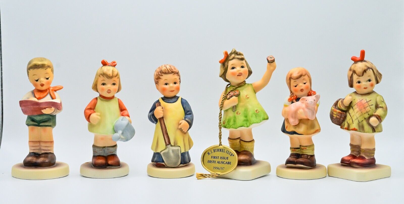 Hummel Collector's Club small figurines, group of 6
