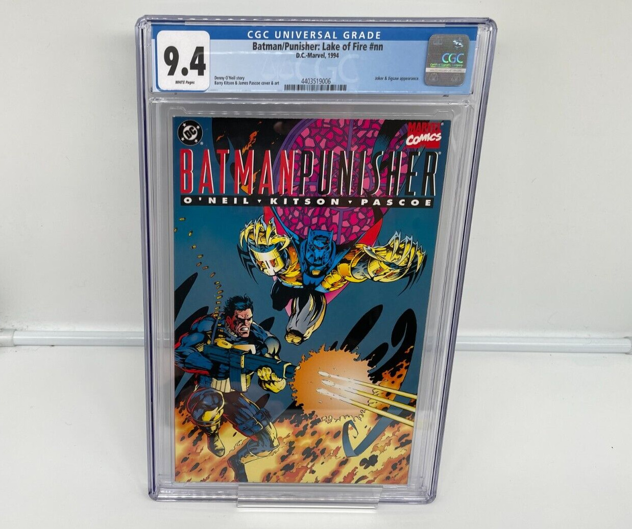 Batman Punisher: Lake of Fire #nn CGC 9.4 Joker Jigsaw Marvel DC 1994