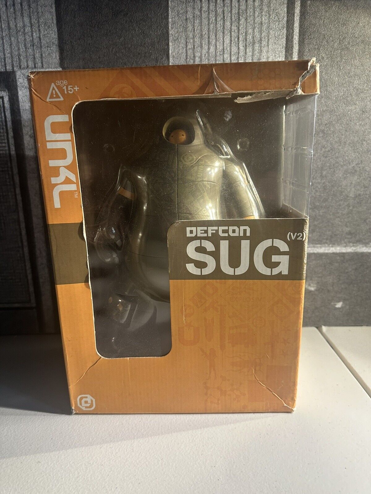Defcon X UNKL SUG V2 12” Vinyl Figurine 2007 Super Rare Only 250 Made With Box🔥