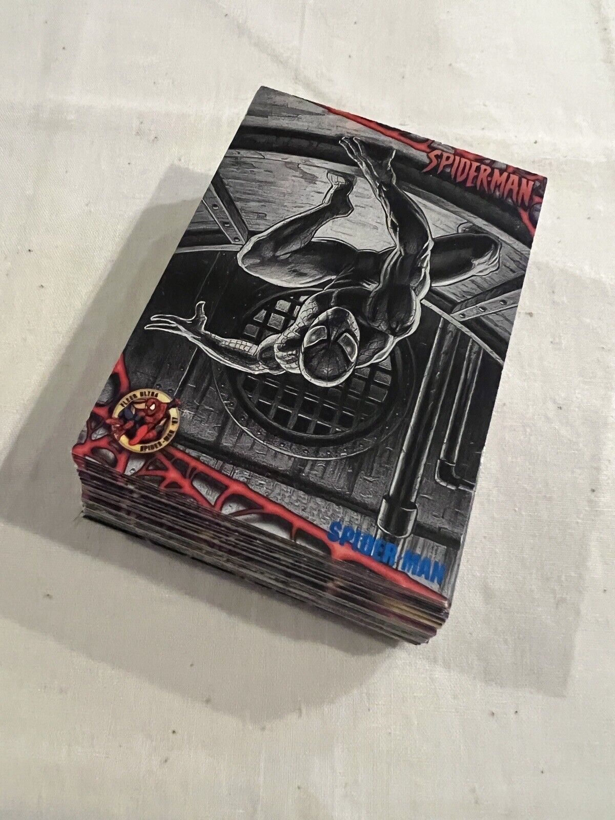 🔥Spider-Man Ultra 1997 Fleer Parallel Blue Foil Card Partial Set 54/81 Marvel🔥