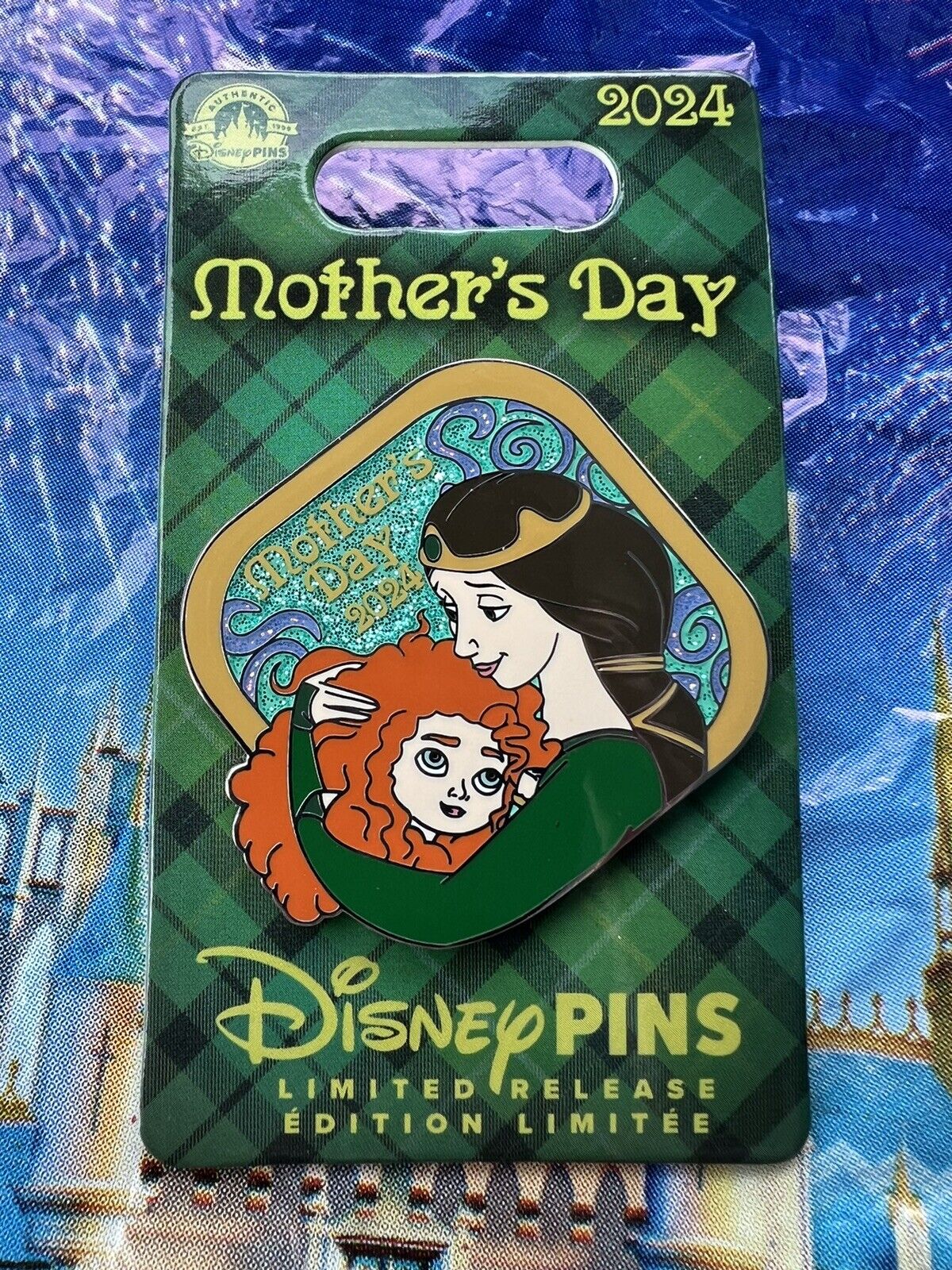 Disney Parks Pixar Brave Merida Queen Elinor Mothers Day 2024 Pin LR