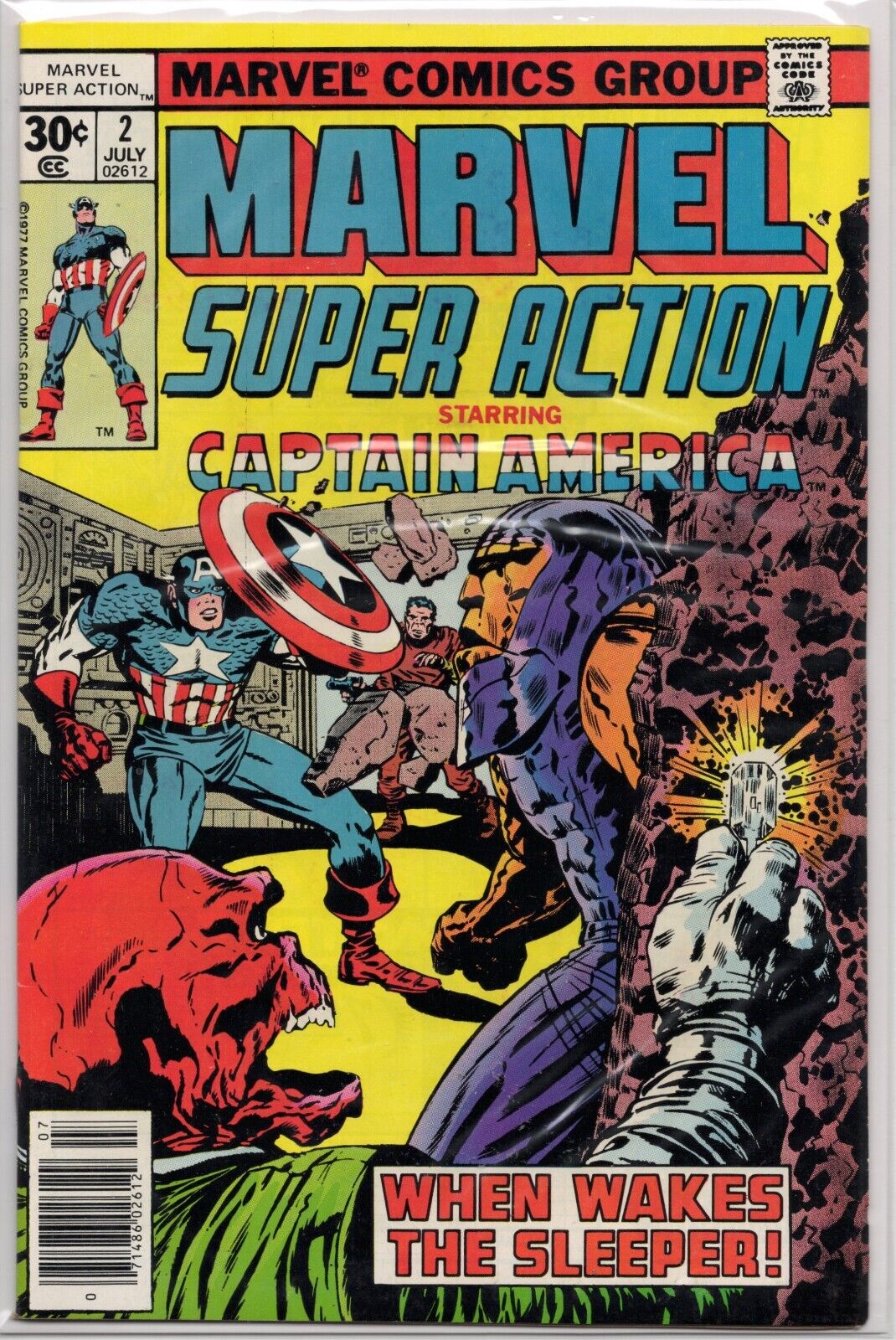 Marvel Super Action #2 (1977) High Grade Bronze Age Captain America Comic Book
