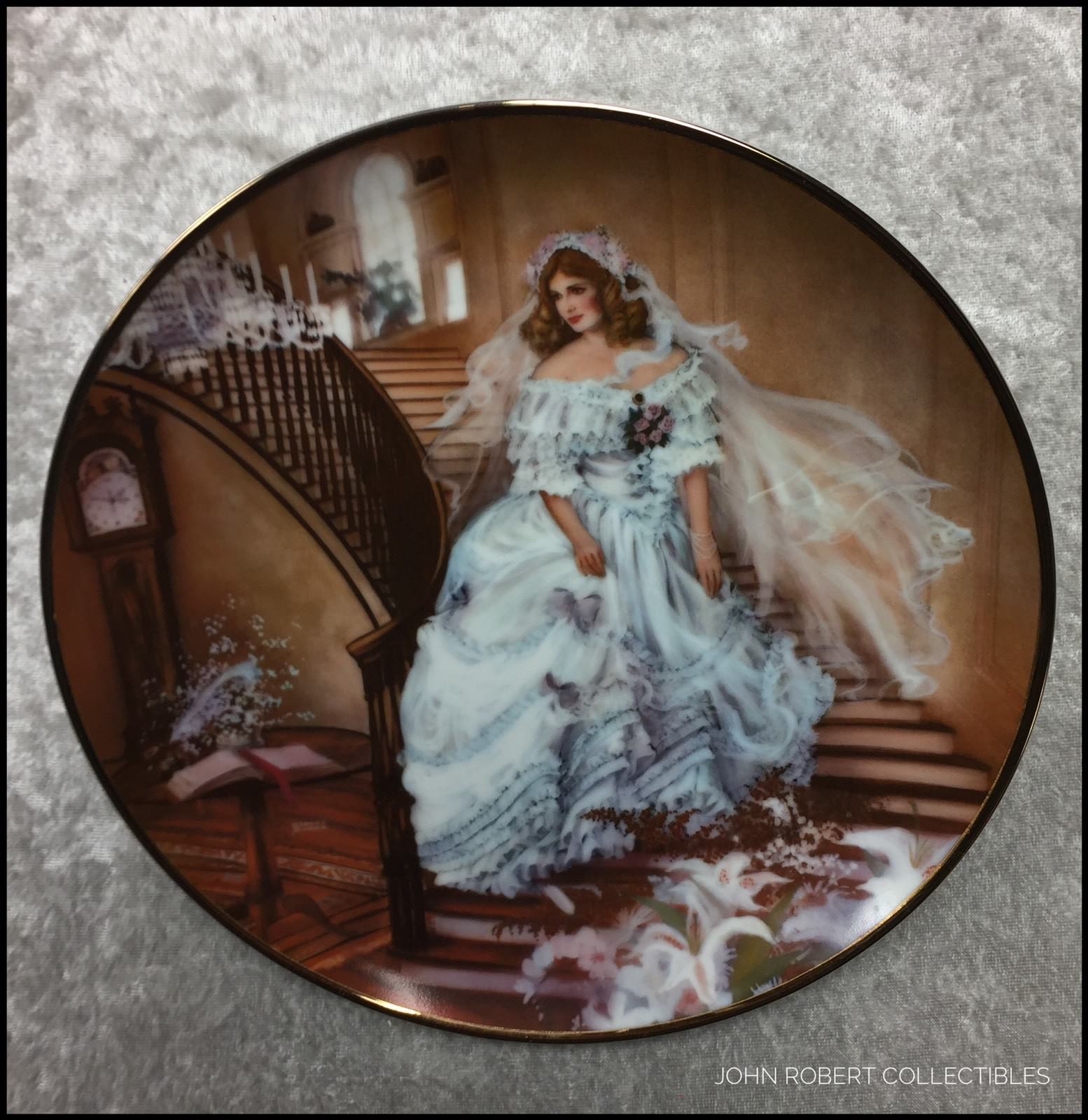 ARTAFFECTS Caroline Portraits of American Brides Collector Plate by SAUBER