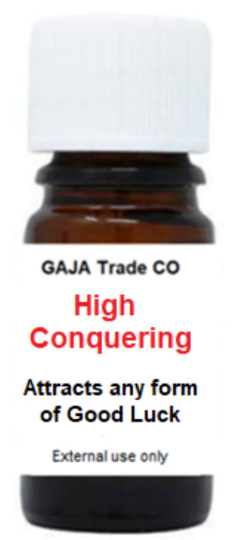 1 oz High Conquering Good Luck Oil – Love Wealth Any form of Good Luck (Sealed)