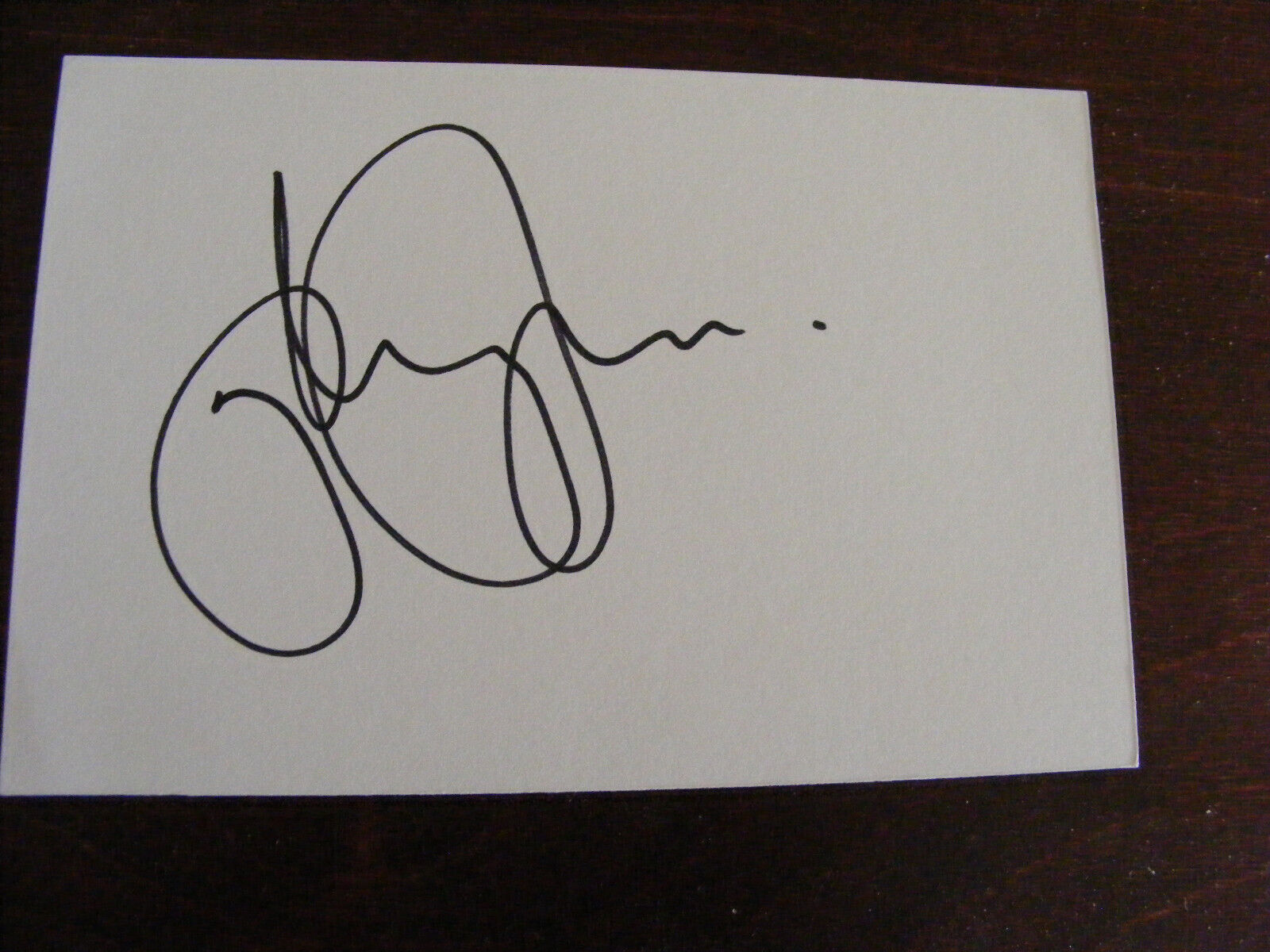 JOHN THOMSON  genuine signed card  Autograph Cold Feet Coronation Street
