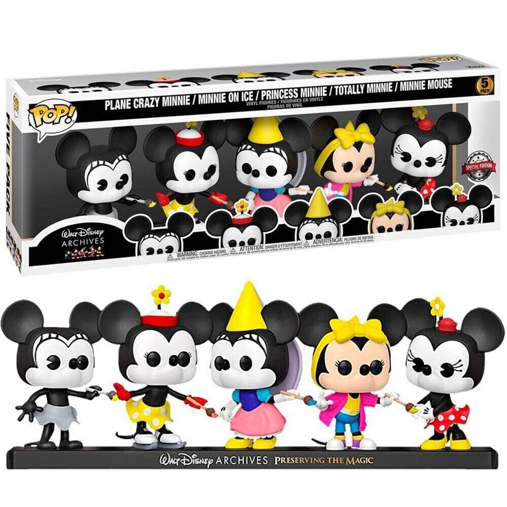 NEW Amazon Exclusive Funko Pop Disney: Minnie Mouse 5 Pack E