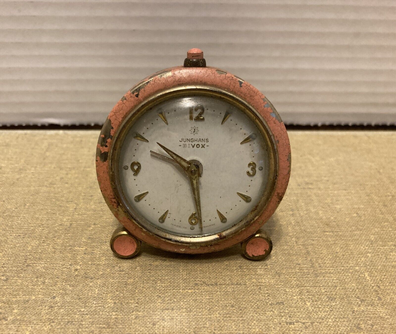 Vintage Junghans Bivox Alarm Clock 3\