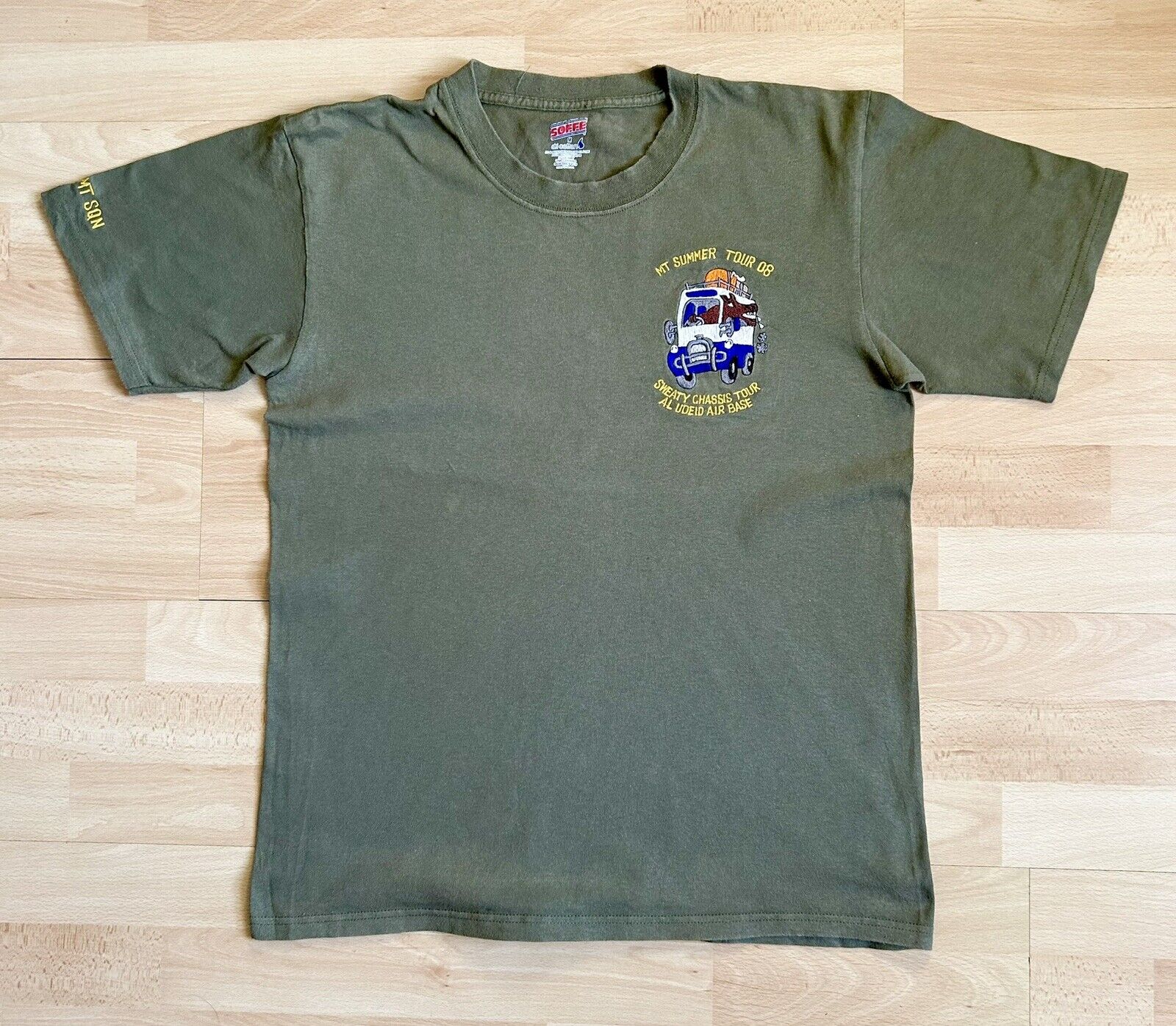 RAF Mechanical Transport Squadron Tour T Shirt \'08 Royal Air Force. (M)