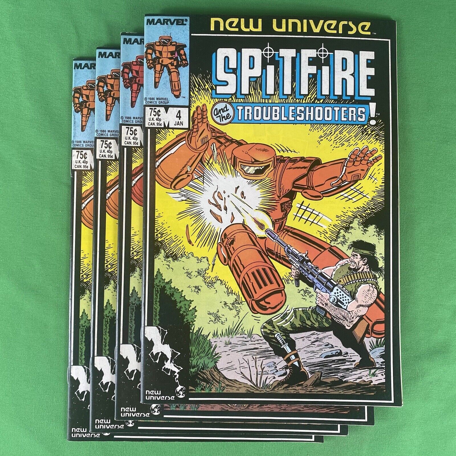 Spitfire and the Troubleshooters #4 Lot 1987 Marvel VF/NM Early Todd McFarlane