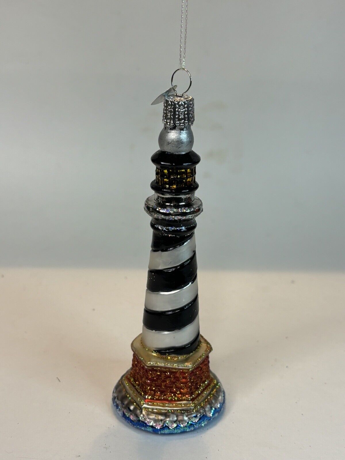 Old World Christmas CAPE HATTERAS LIGHTHOUSE (BL20017) Ornament w/OWC Box
