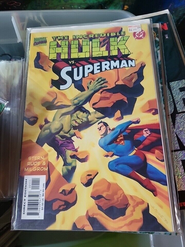 Incredible Hulk vs Superman #1 - Marvel & DC Comics Crossover One Shot 1999 NM