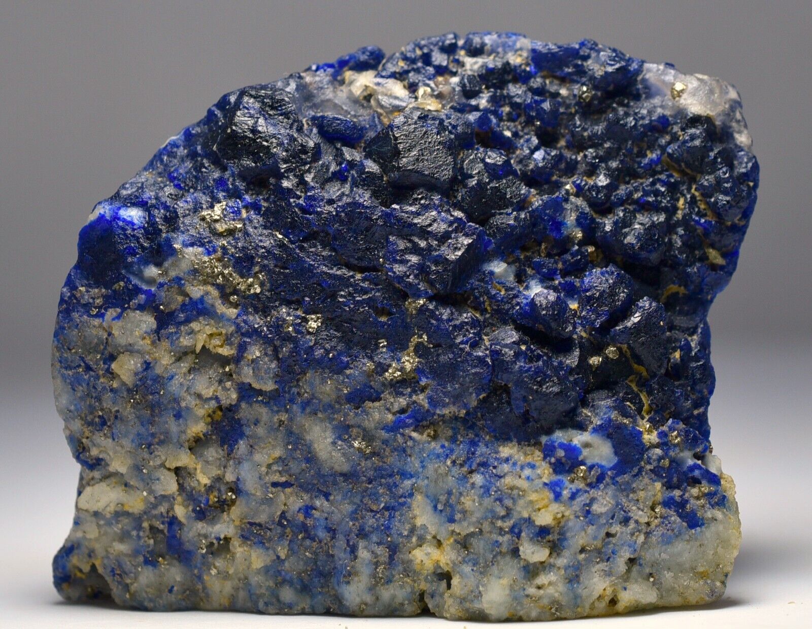 115 GM Faceted F/Terminated Natural Blue Lazurite Crystals Mineral Huge Specimen