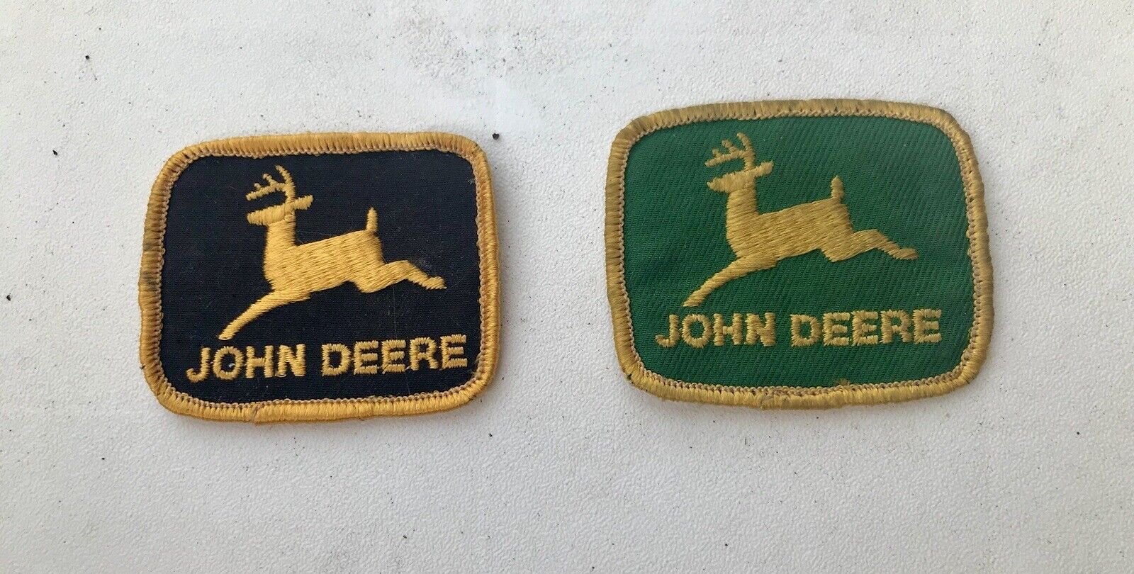 Vintage John Deere Patches Set Of 2 