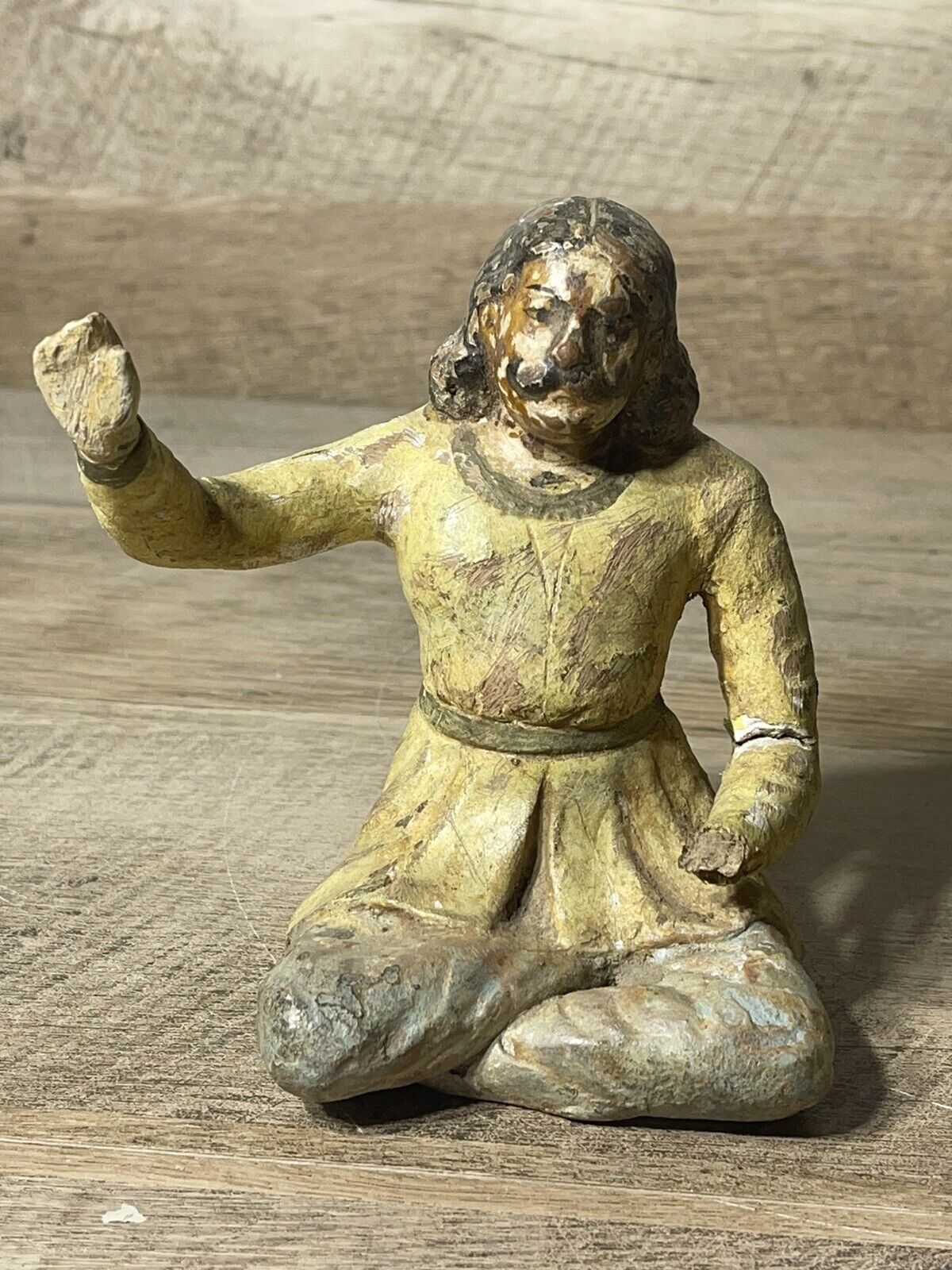 Antique Ottoman Clay Man Figure Handmade See Details
