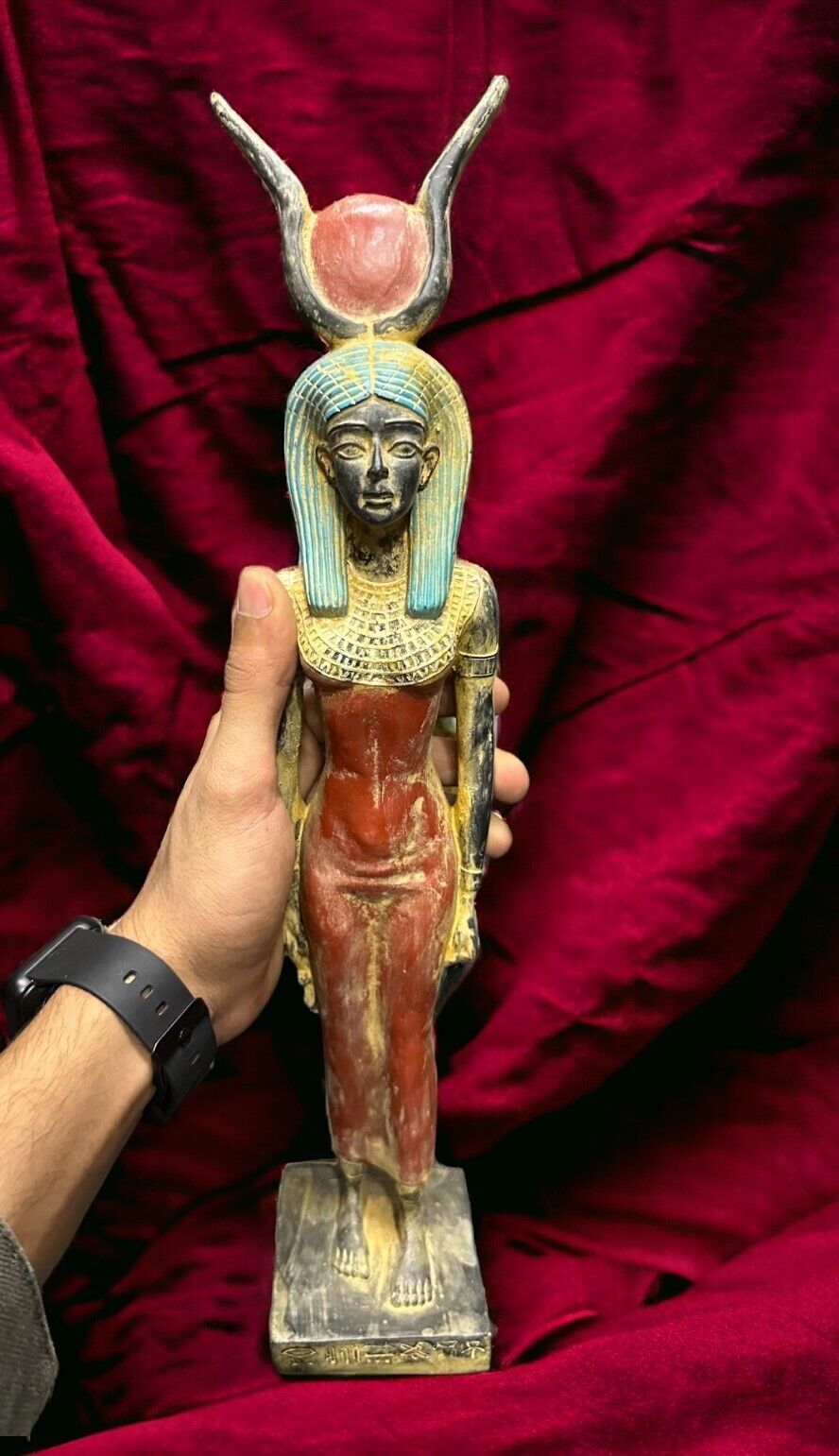 Ancient Egyptian Hathor Statue Antiques Goddess of Sensuality Pharaonic Rare BC