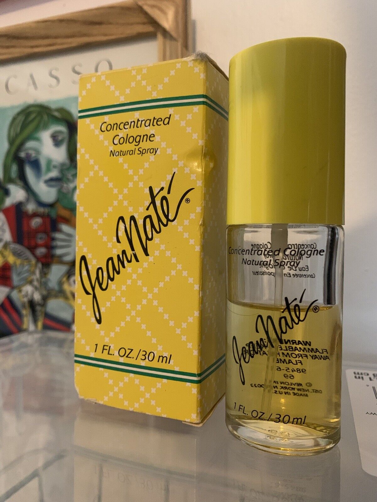 Jean Nate Concentrated Eau De Cologne By Revlon 1 Fl Oz 30ml Vintage Perfume 60%