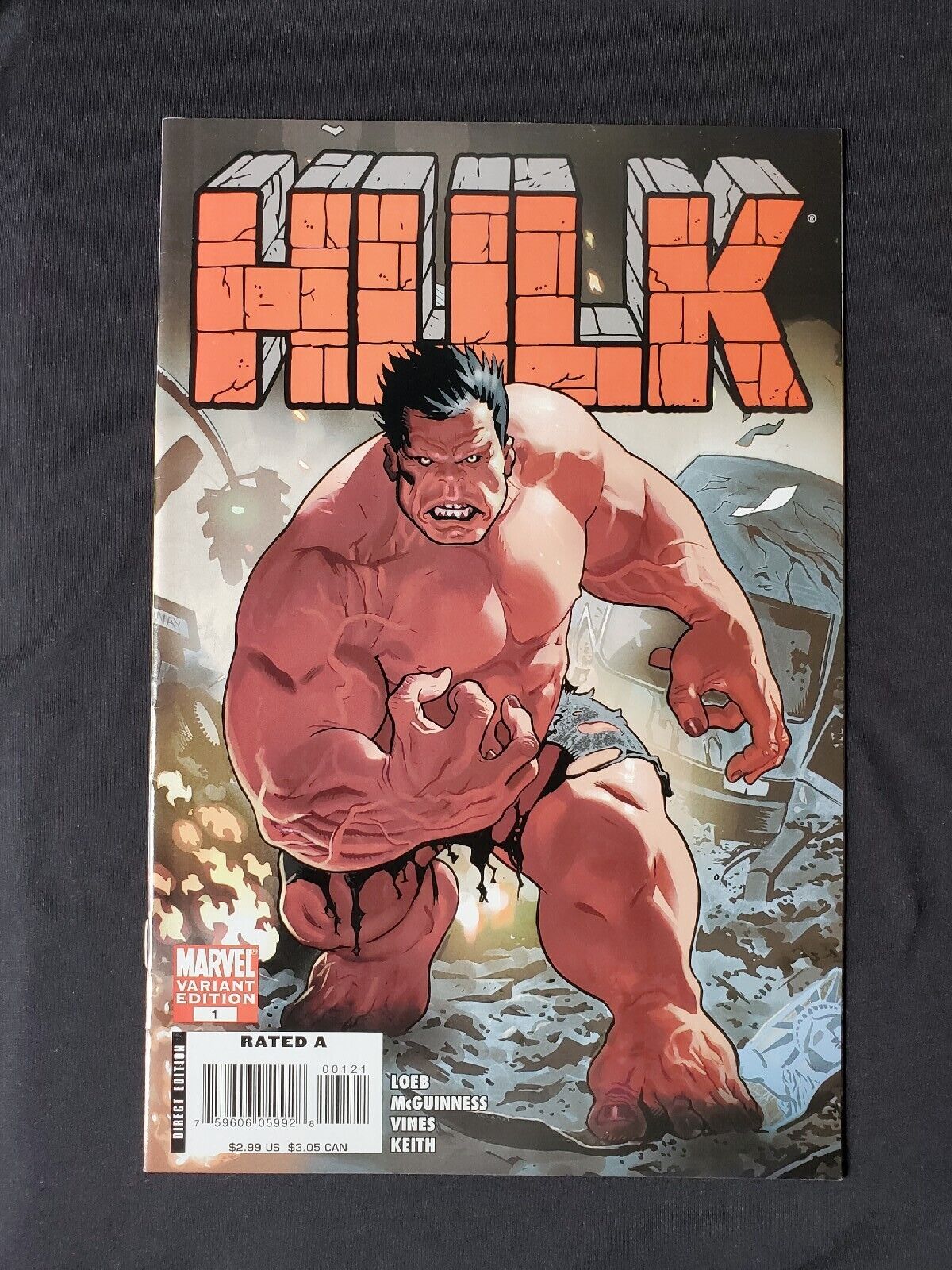 Red Hulk #1 Acuna 1:10 Variant Thunderbolts 1st Cover NM