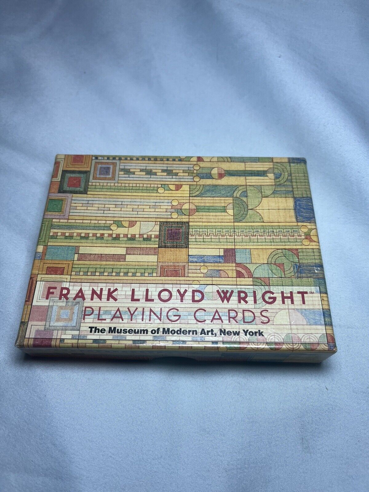 Vintage 1994 Frank Lloyd Wright Saguaro Forms MOMA Playing Cards 2 Decks w/Box