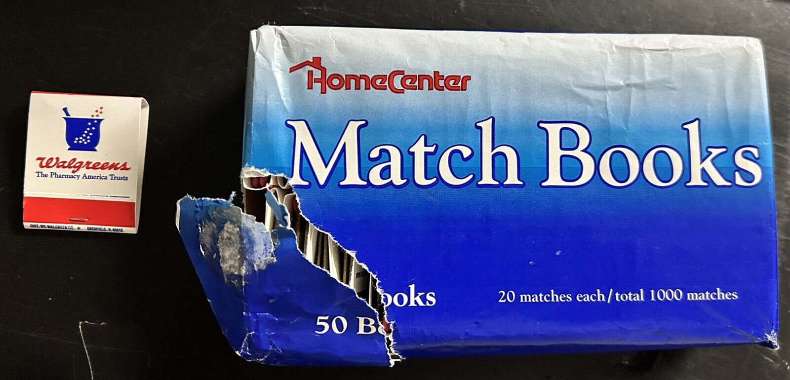 Vintage Walgreens Matchbook Match Box Vintage Matches Unused