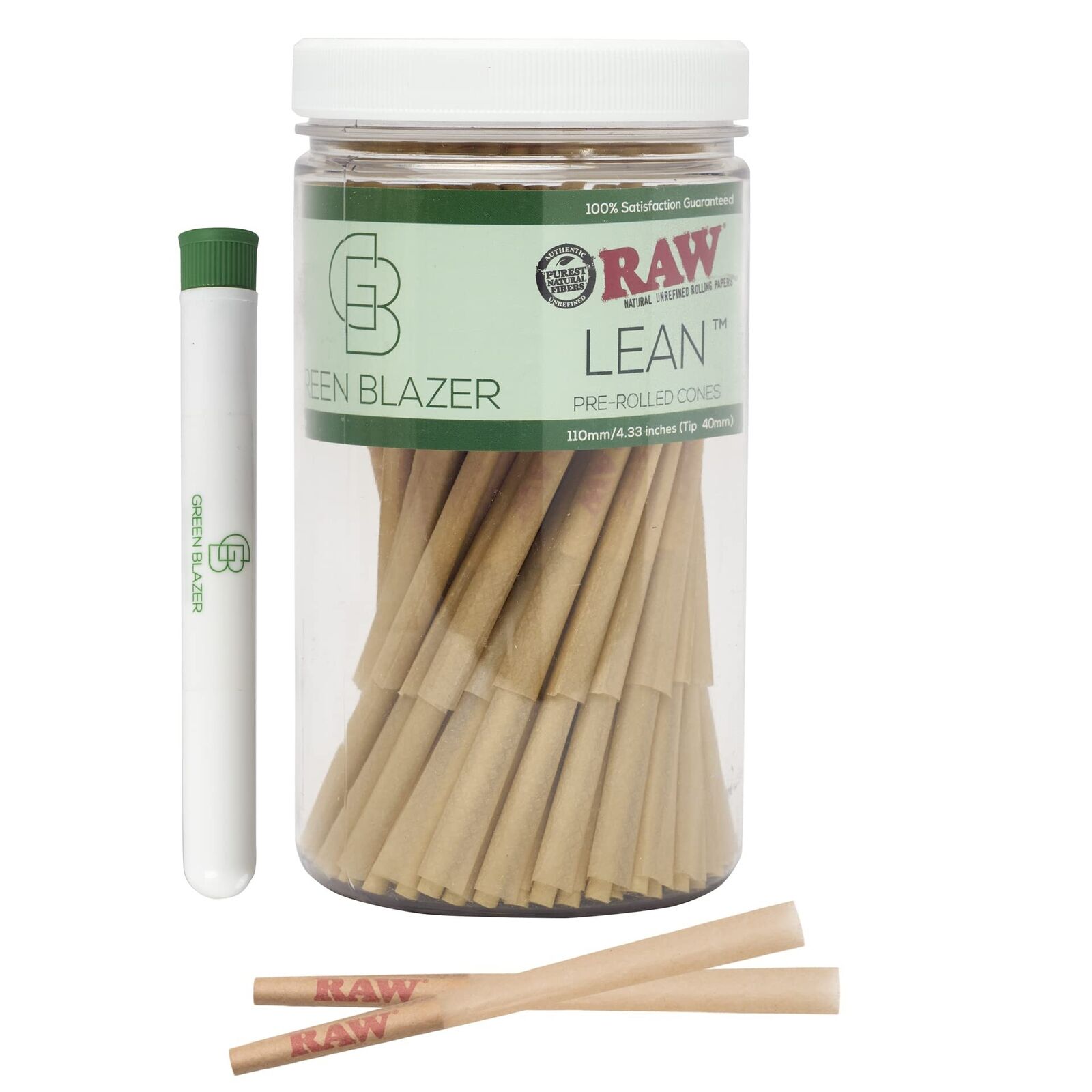 RAW Cones Lean Size Classic: 100 Pack
