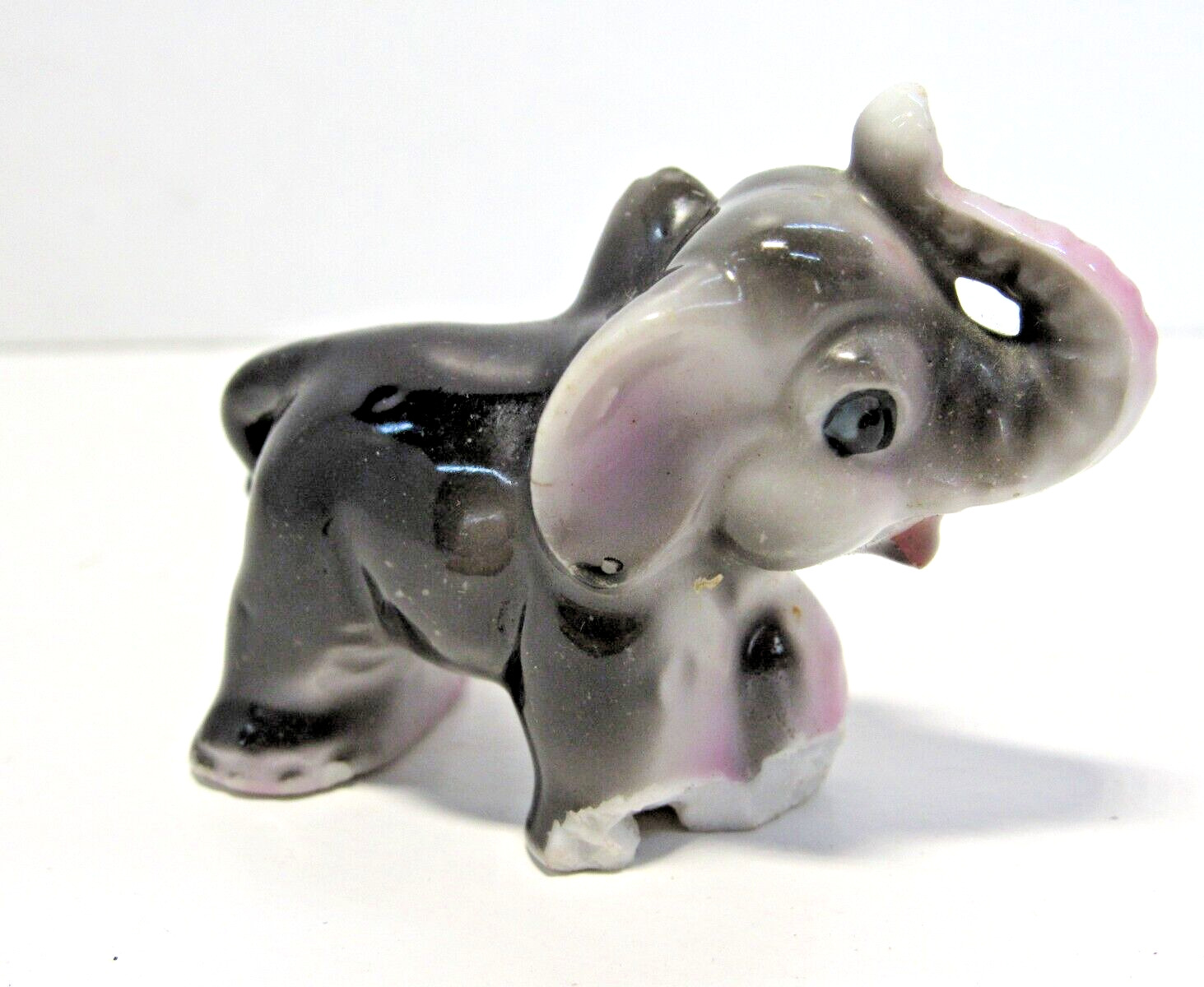 Vintage Miniature Japan Elephant  Figurine  #H