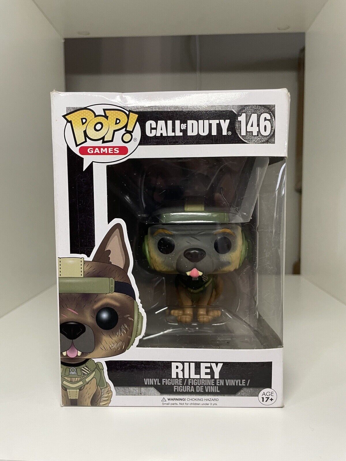 Funko Pop Games: Call of Duty #146 Riley (Vaulted) DAMAGED BOX