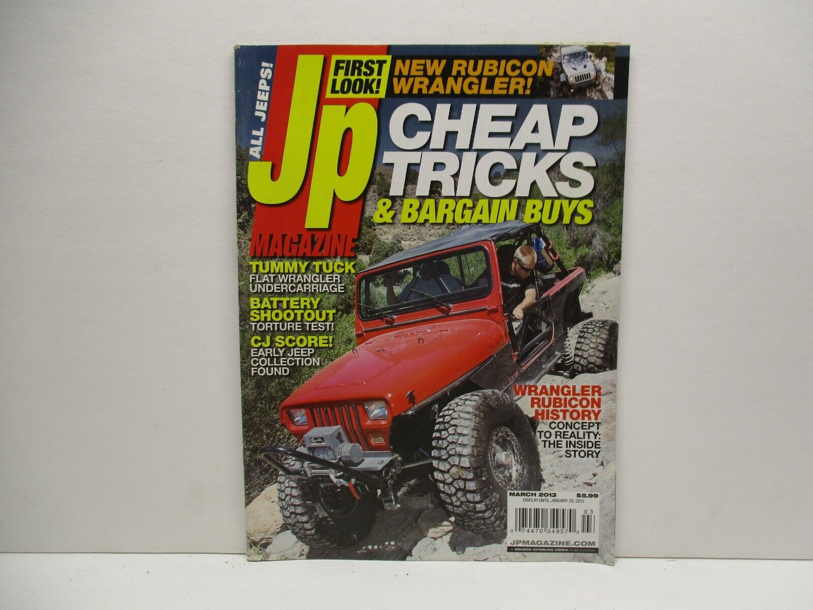 March 2013 JP Magazine Jeeps Pick-Up Cherokee Wagoneer Wrangler CJ5 4x4  Parts