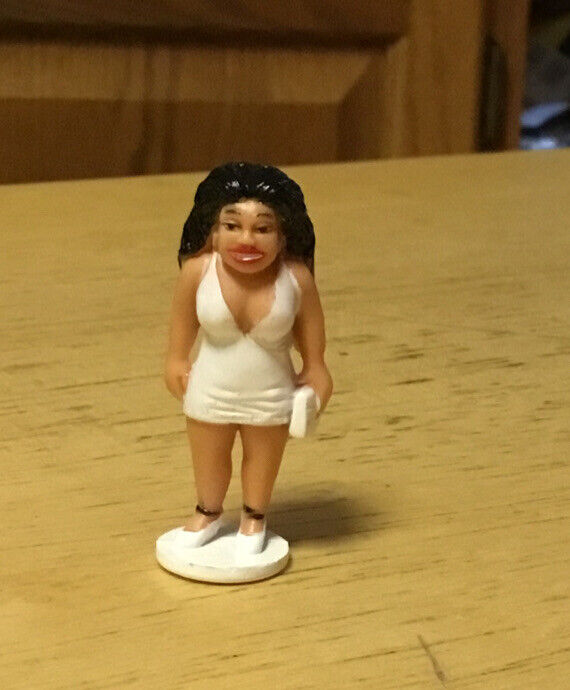 Vintage Lil Homies Action Figure PVC Figurine Hooker Prostitute Sexy White Dress