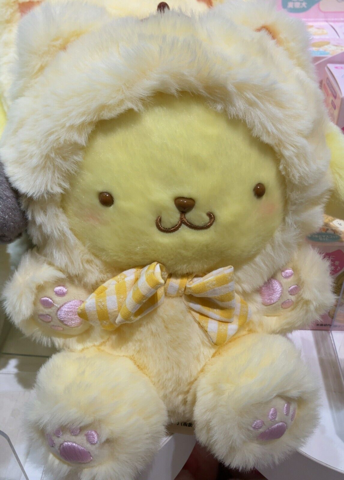 Sanrio Character Pompompurin Stuffed Toy (Love Cat Cat) Plush Doll New Japan