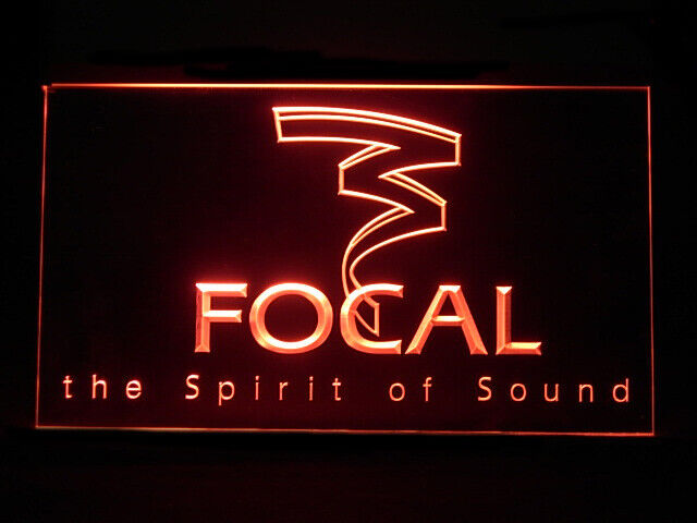 J222R Focal Audio Speaker Theater For Recording Studio Display Light Neon Sign