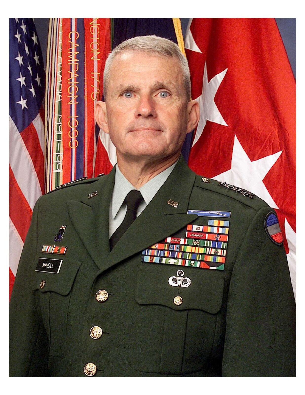 United States Army General Dan K. McNeill 8x10 Photo On 8.5\