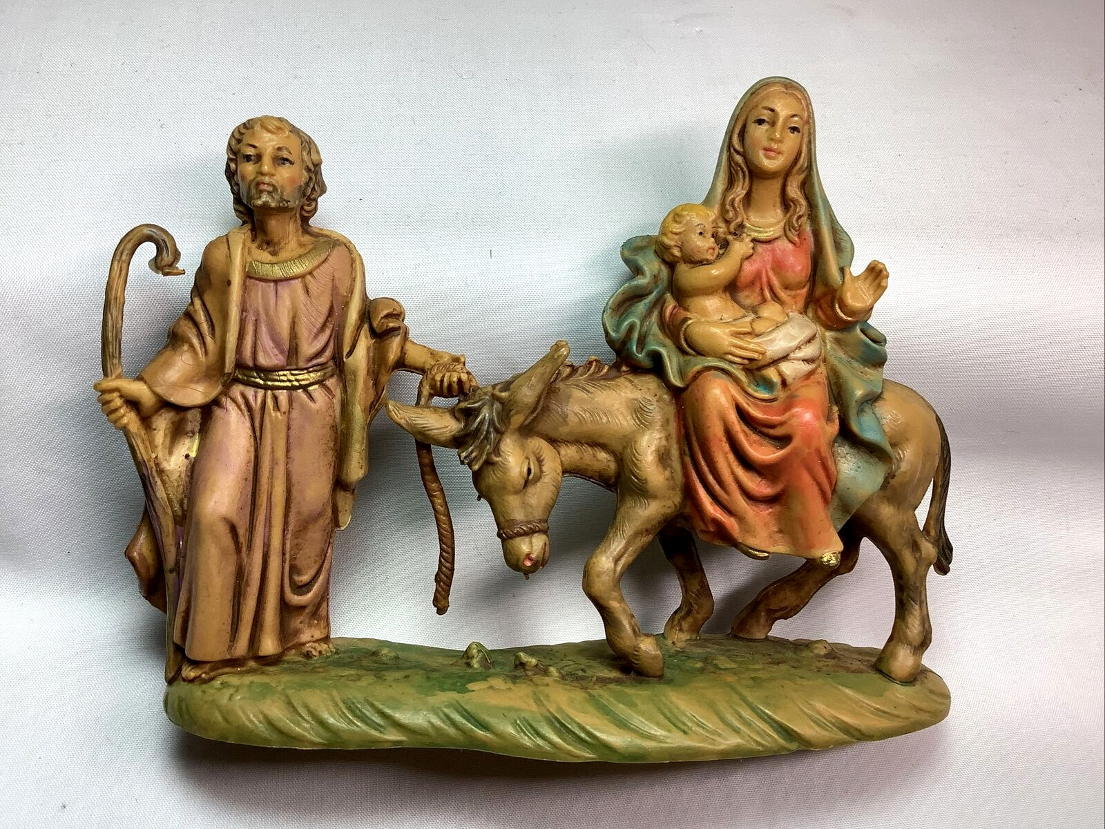 Estate Vintage Fontanini Depose Christmas Flight into Egypt Nativity Figurine X9