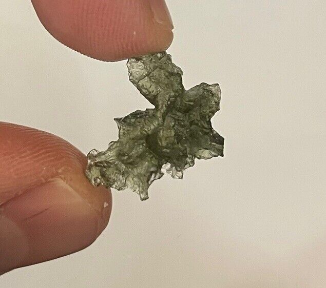 Moldavite Grade A Besednice 1.13 grams 5.65 ct Small Piece with Certificate