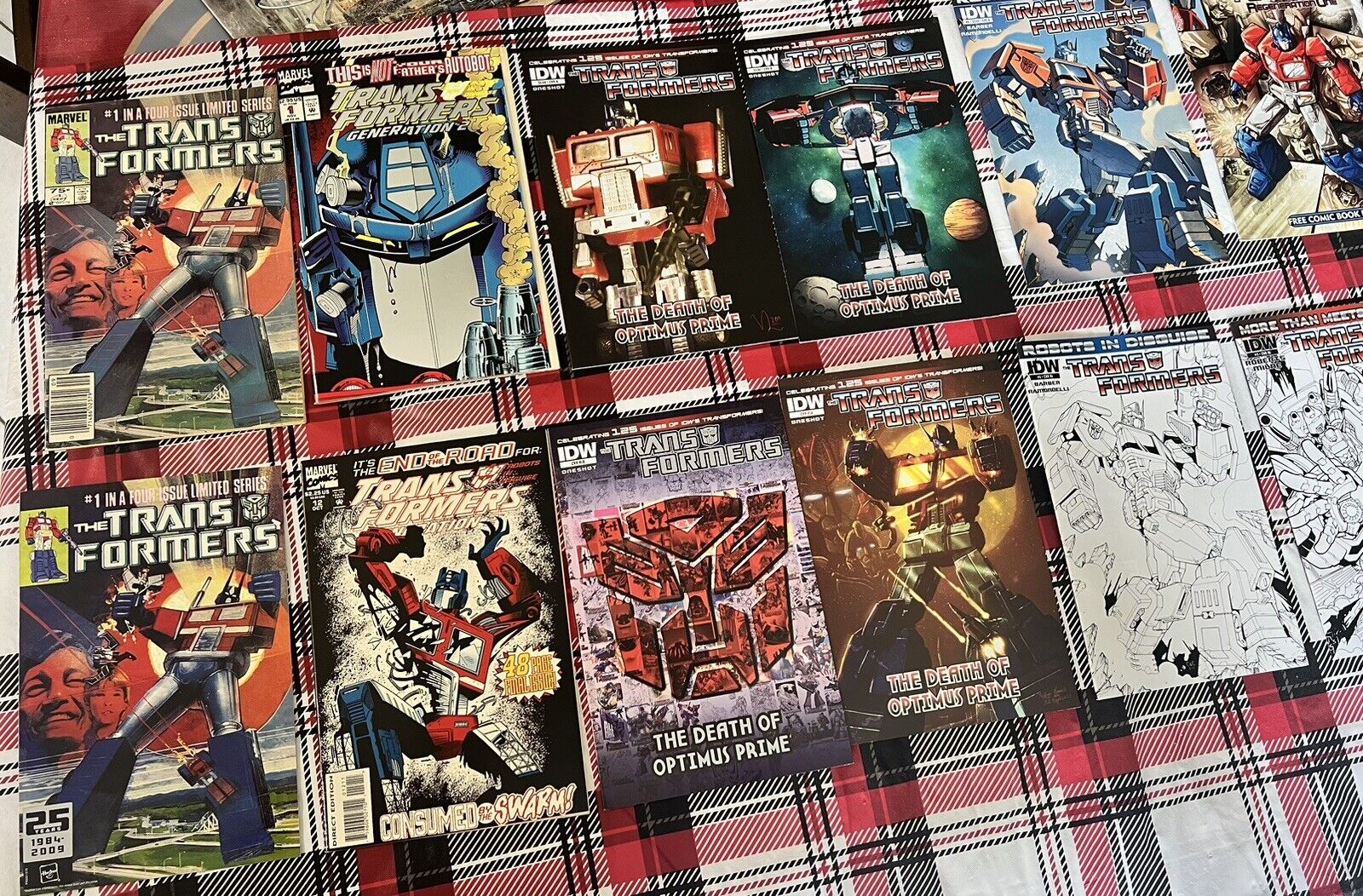 Transformers Comics Books Lot Of 12